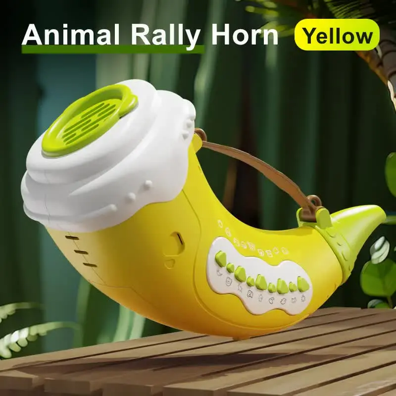 Yellow Animal Sound Whistle Horn – Fun Breathing & Sound Exploration Toy 1