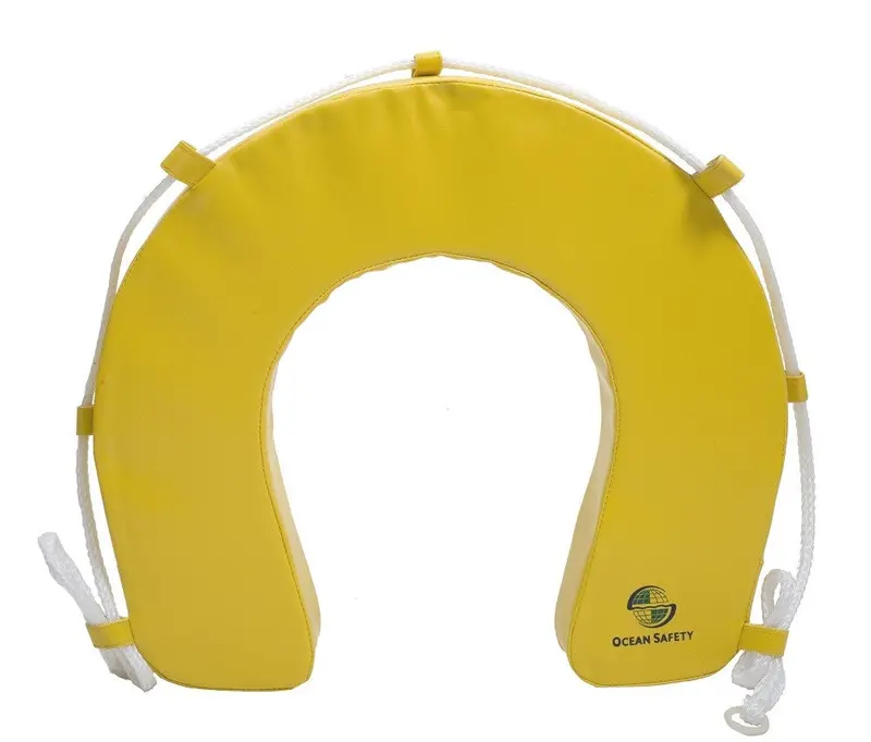 Yellow Horseshoe Life Buoy – Solas-Compliant Flotation Device 1