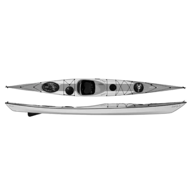 Zegul Arrow Play Hv A-Core Kayak – White/Black/White 1