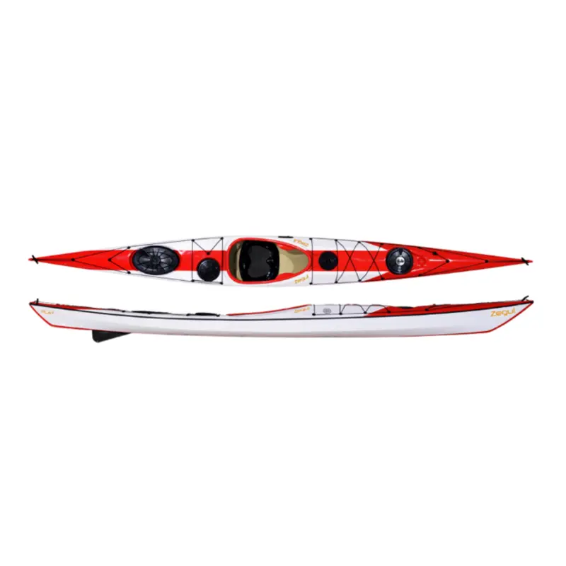 Zegul Arrow Play Hv A-Core Kayak – White/Red/White 1