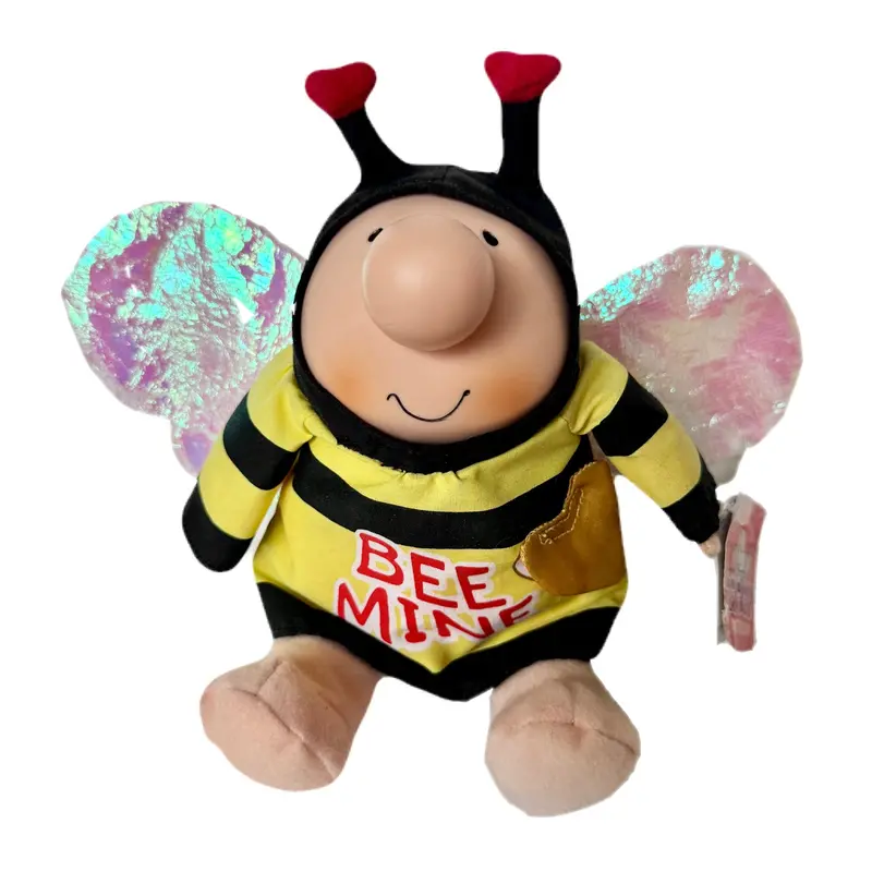 Ziggy 'Bee Mine' Valentine Plush Message Doll – 7" Heartfelt Collector’S Toy By Russ, 2005 1