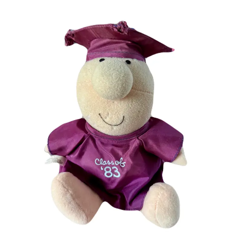 Ziggy Class Of '83 Graduation Costume Plush Doll – 7" Retro Commemorative Stuffed Toy 1