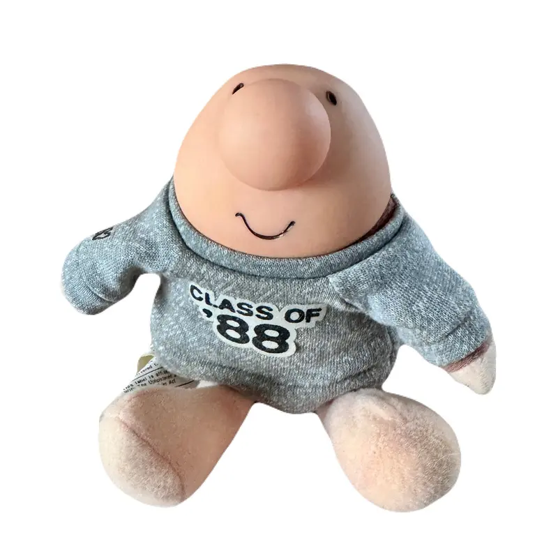Ziggy Class Of '88 Graduation Sweatshirt Plush Doll – 7" Grey-Themed Commemorative Collectible 1