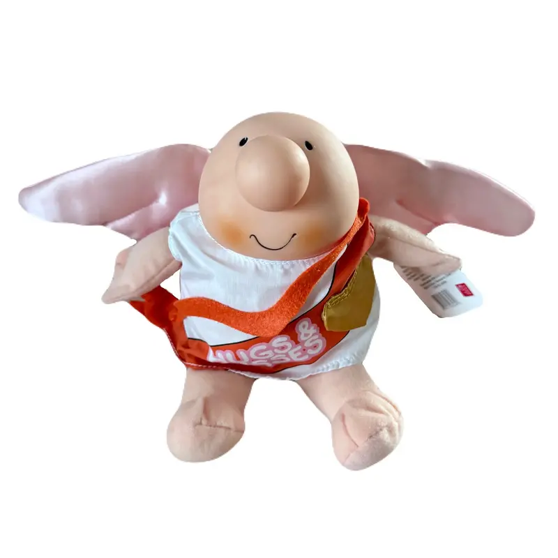 Ziggy Cupid Angel 'Hugs & Kisses' Valentine Plush Messenger – 7" Romantic Russ Collectible, 2005 1